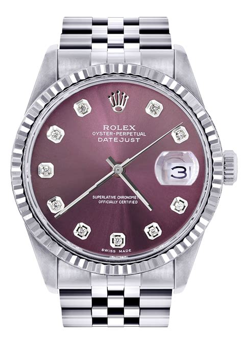 rolex datejust 36 purple|rolex datejust 36mm price.